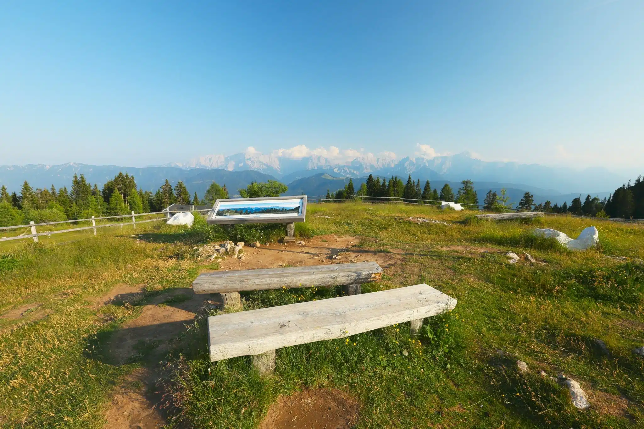 Aussichtsplattform am Dobratsch