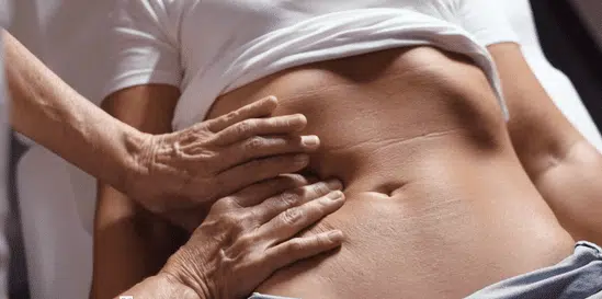 Bauchbehandlung im Zuge der Modernen Mayr-Therapie